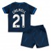Billige Chelsea Ben Chilwell #21 Børnetøj Udebanetrøje til baby 2023-24 Kortærmet (+ korte bukser)